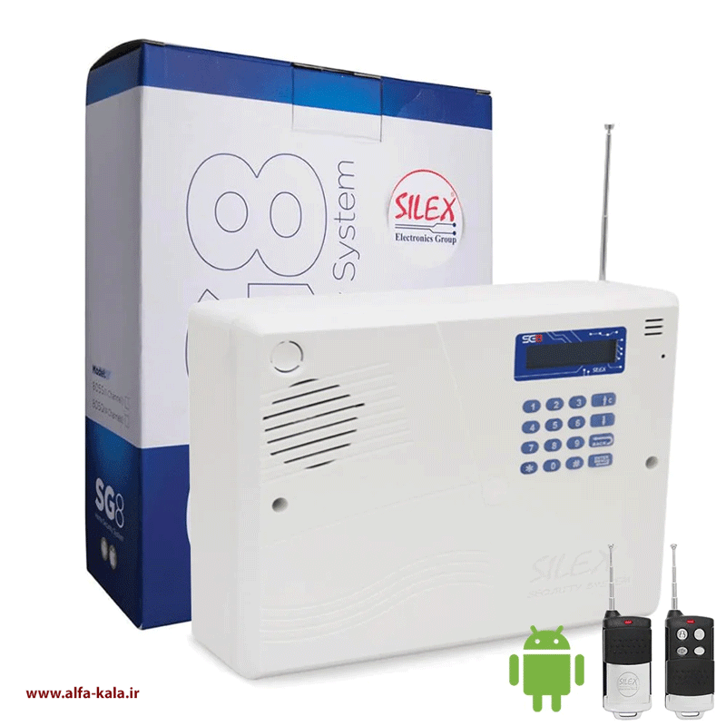 دستگاه دزدگیرسایلکسsg8-lite